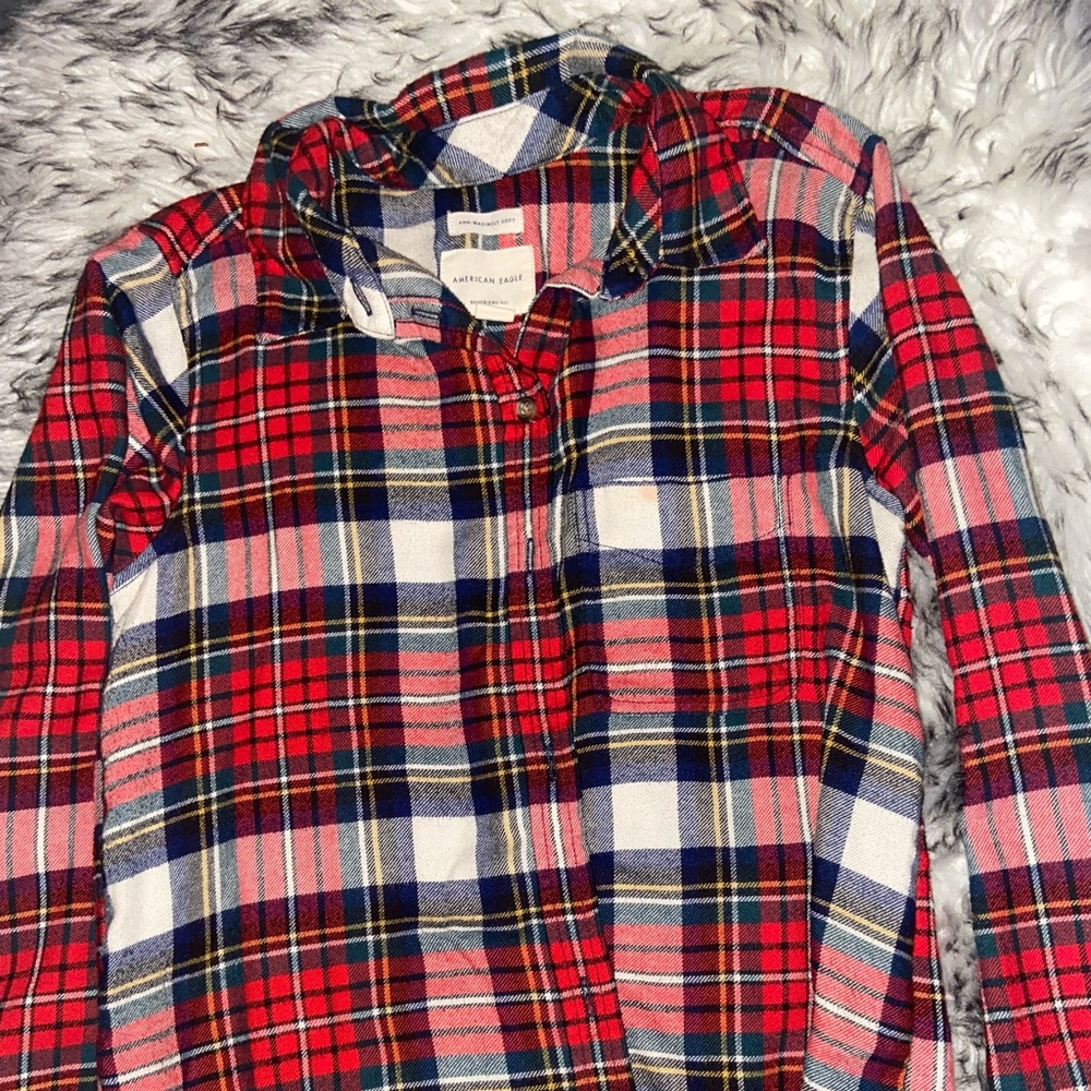 Abercrombie & fitch Flannel hoodie. SUPER COMFY . Perfect 4 Holidays ❤️‍🔥🥰💋🎁